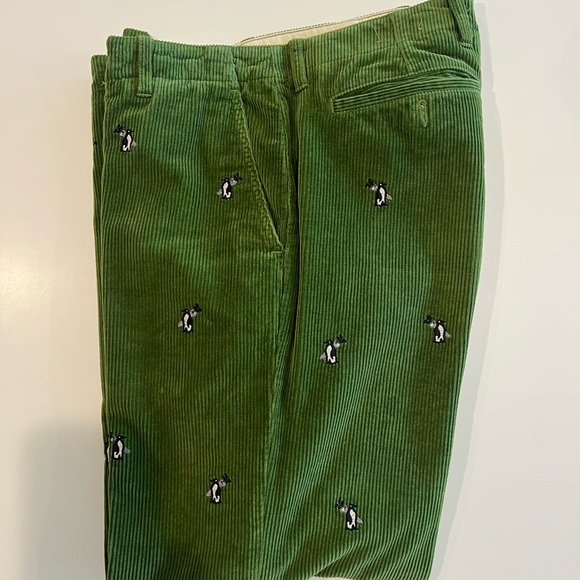 TWO PANTS: Men’s J Crew Corduroy GREEN and YELLOW. 32-32 and 33-32 - Picture 3 of 11
